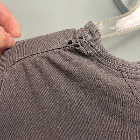 Matinique Mens Size XL Gray Graphic Tee Tattered Distressed Streetwear - Picture 3 of 5